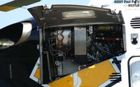 N537LN @ FKN - The starboard PW206B turboshaft - by Paul Perry