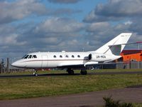 UR-MOA @ EGGW - Ukraine registerd Falcon 20 - by Terry Fletcher