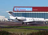 N218EC @ EGGW - Gulf 5 at Luton - by Terry Fletcher