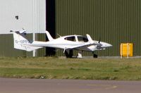 G-OPFR @ EGGW - one of the few non-jets at Luton - by Terry Fletcher