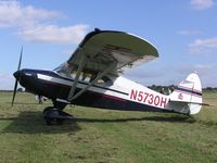 N5730H @ EGBT - PA-16 Clipper at the Turweston fly-in