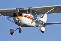 N4774F @ CCR - low pass rwy 32R. One of the landing lights is off. - by Philippe Bleus