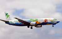 EC-INQ @ GCRR - Binter's colouful B737 logojet - by Terry Fletcher