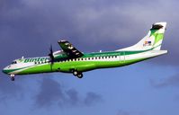 EC-JBI @ GCRR - Binter ATR72 on short finals - by Terry Fletcher