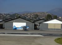N5503A @ SZP - 1978 Bellanca 8KCAB DECATHLON, Lycoming AEIO-320 150 Hp, CS prop, NACA 1412 near symmetrical airfoil, taxi - by Doug Robertson