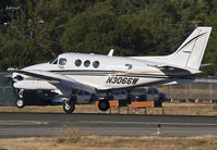 N3066W @ CCR - Left gear first touchdown on rwy 32R. - by Philippe Bleus
