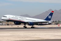 N929UW @ LAS - US Airways N929UW (FLT USA1787) in new colors from Charlotte/Douglas Int'l (KCLT) landing on RWY 25L.