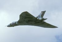 XH558 @ EGDY - No, not a recent picture of this Vulcan, but oine when it was still in RAF service with the Vulcan Display Flight. - by Joop de Groot