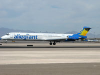 N864GA @ KLAS - Allegiant Air / 1989 McDonnell Douglas DC-9-83(MD-83) - by Brad Campbell