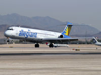 N877GA @ KLAS - Allegiant Air / 1994 McDonnell Douglas DC-9-83 (MD-83) - by Brad Campbell