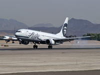 N323AS @ KLAS - Alaska Airlines / 2004 Boeing 737-990 - by Brad Campbell