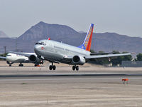 N629SW @ KLAS - Southwest Airlines - 'Silver One' / 1996 Boeing 737-3H4 - by Brad Campbell