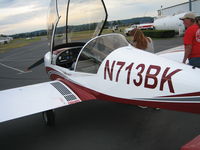N713BK @ S43 - Giving a demo ride from the Arlinton Air show to Harvy Field - by Jill England