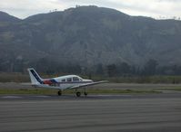 N8461F @ SZP - 1977 Piper PA-28-151 WARRIOR, Lycoming O-320-E2D 150 Hp, takeoff roll Rwy 22 - by Doug Robertson
