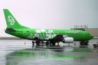 ZK-FRE @ AKL - Air NZ's new special livery, promoting the holiday arm - appropriate on a gloomy rainy day... - by Micha Lueck