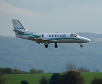 G-OJMW @ EGBJ - Busy late afternoon at Gloucestershire (Staverton) Airport - by Terry Fletcher