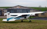 N180BB @ EGBJ - Busy late afternoon at Gloucestershire (Staverton) Airport - by Terry Fletcher