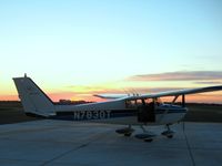 N7830T @ GRE - On the ramp at dusk at Greenville, IL