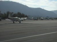 N450W @ SZP - 1958 Beech 95 TRAVEL AIR, two Lycoming O&VO-360 180 Hp each, landing roll Rwy 22 - by Doug Robertson