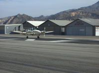 N450W @ SZP - 1958 Beech 95 TRAVEL AIR, two Lycoming O&VO-360 180 Hp each, landing Rwy 22 - by Doug Robertson