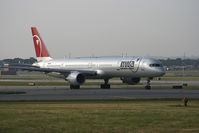 N591NW @ MSP - Taxiing for departure from 12R at MSP - by Matt Miles