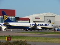 EI-DHI @ EGGW - Ryanair B737 - by Terry Fletcher