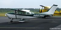 N8239Z @ PMZ - Nice, clean lines, as always.  But what's that over the tail? - by Paul Perry