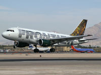N934FR @ KLAS - Frontier Airlines / 2004 Airbus A319-111 - 'Lynx Cub' - by Brad Campbell