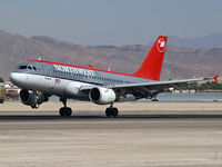 N314NB @ KLAS - Northwest Airlines / 2000 Airbus Industrie A319-114 - by Brad Campbell
