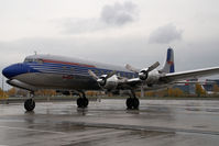 N996DM @ VIE - Flying Bulls Douglas DC6 - by Yakfreak - VAP