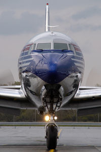 N996DM @ VIE - Flying Bulls Douglas DC6 - by Yakfreak - VAP