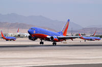 N215WN @ KLAS - Southwest Airlines - 'Ron Chapman - LUV is On-the-Air' / 2005 Boeing 737-7H4 - by Brad Campbell