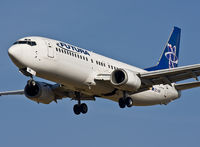 EC-IVR @ EBBR - Spanish guest on short final rwy 25L. - by Philippe Bleus