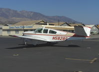 N5828S @ SZP - 1964 Beech S35 BONANZA, Continental IO-520-B 285 Hp - by Doug Robertson