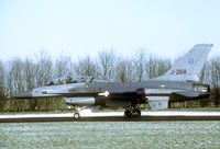J-268 @ EHLW - This is one of the first batch F-16s: delivered in 1980 and not converted to MLU standards. Last reports say it is stored in Soesterberg. - by Joop de Groot