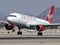 N631VA @ KLAS - Virgin America / 2007 Airbus A320-214