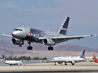 N528NK @ KLAS - Spirit Airlines / 2007 Airbus A319-132 - by Brad Campbell