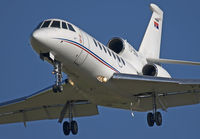 YU-BNA @ EBBR - Government plane on short final rwy 25R. 500 mm handheld, Folks ! - by Philippe Bleus