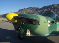 N2305B @ SZP - 1948 TEMCO GC-1B SWIFT in WWII German camouflage livery, Continental C-125 125 Hp, left gear collapse on taxi turn from landing Rwy 22 with laminated wood prop strike under power - by Doug Robertson