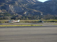 N2305B @ SZP - 1948 TEMCO GC-1B SWIFT, Continental C-125 125 Hp, left gear collapse on taxi turn from landing Rwy 22 with laminated wood prop strike under power. fly-in damage assessment team - by Doug Robertson