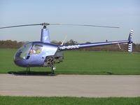G-BSCE @ EGBK - R22 visiting Sywell