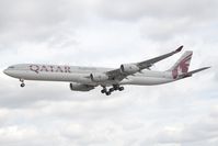 A7-AGA @ EGLL - Qatar Airways A340-600