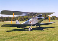N7083 @ IA27 - The Avro at Antique Airfield during the2001 Amelia Earhart Commemorative Tour of her 1928 Flight Across America - by BTBFlyboy