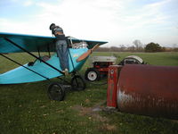 N4716 @ IA27 - It's hard to tell if this photo is from decades ago or current times. A common situation around Antique Airfield near Blakesburg, IA - by BTBFlyboy