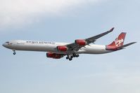 G-VMEG @ EGLL - Virgin Atlantic A340-600
