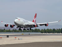 G-VROY @ KLAS - Virgin Atlantic - 'Pretty Woman' / 2001 Boeing Company Boeing 747-443 - by Brad Campbell