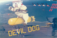 N9643C @ CNW - B-25 nose art - Texas Sesquicentennial Air Show 1986 - by Zane Adams