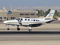 N689AE @ KLAS - AirEvac Services Inc. - Laffeyette, Louisianna / 1982 Cessna 441 - by Brad Campbell