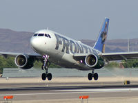 N948FR @ KLAS - Frontier Airlines - 'Pelican' / 2006 Airbus A319-111 - by Brad Campbell