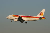 EC-KJC @ EBBR - several seconds before touching rwy 25L